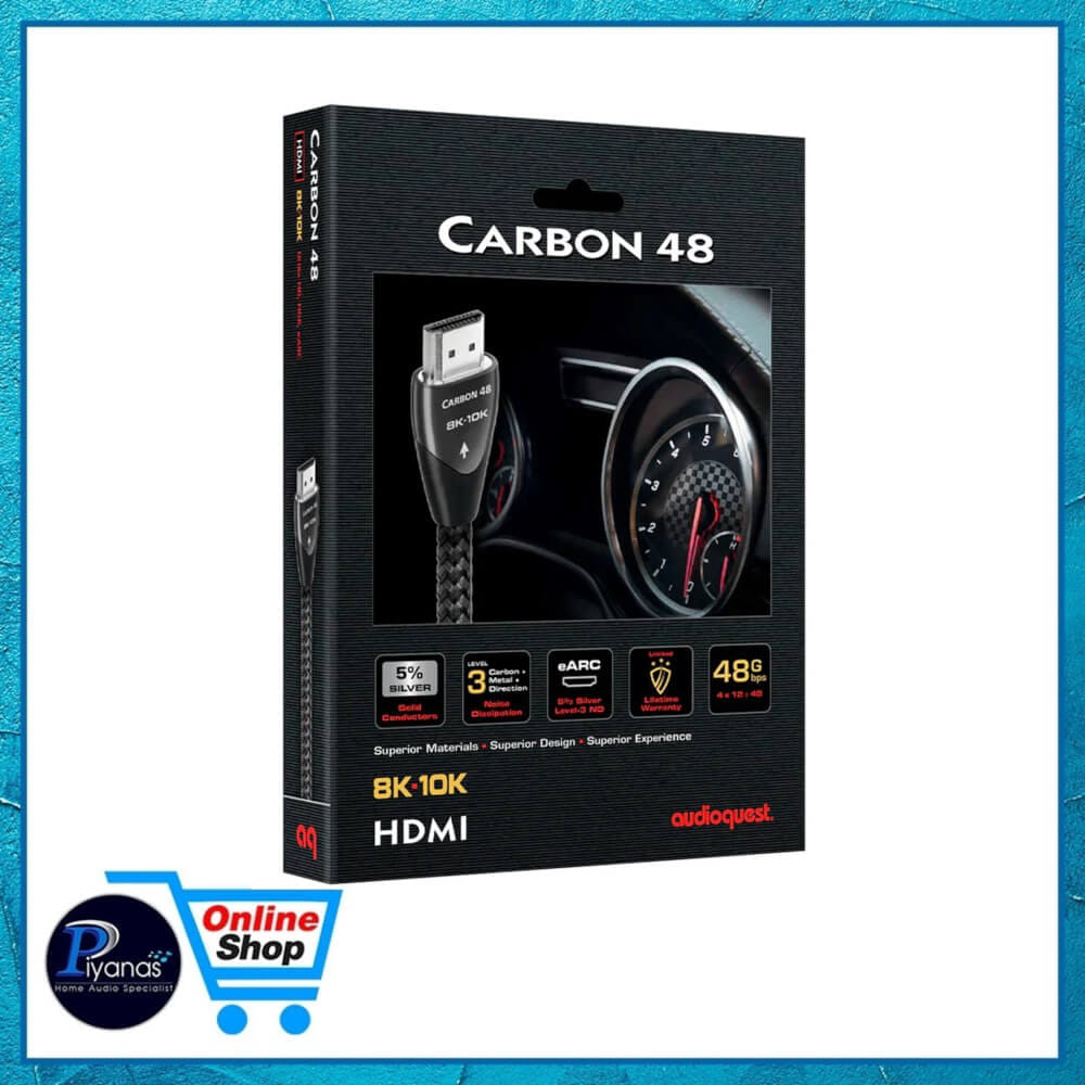 สาย HDMI AUDIOQUEST : HDMI-CARBON 48 VERSION 2.1 (2.0 เมตร)